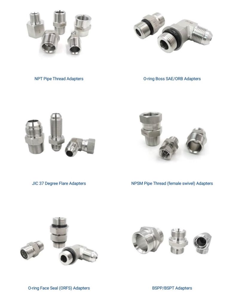 Stainless Steel Hydraulic Nipple/Nipple Joint/Hydraulic Fitting