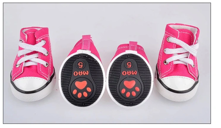 Non-Slip Shoes/Boots/Dog Breathable Canvas Shoes/Pet Shoes/Manufacturer Wholesale