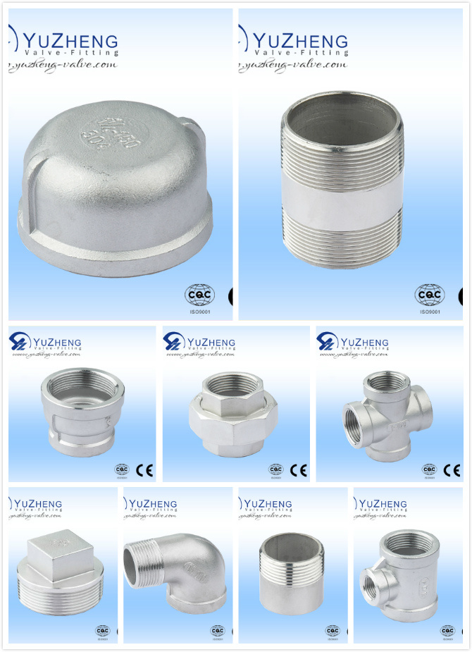 304/316 Stainless Steel Hex Nipple with Male Thread Plumbing Material