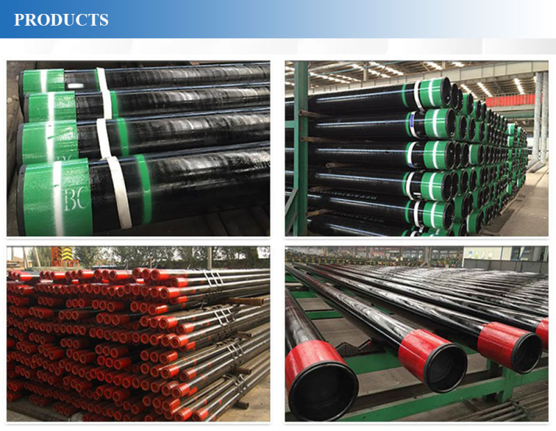 Oil OCTG J55, K55 Casing Steel Pipe for Oilfields