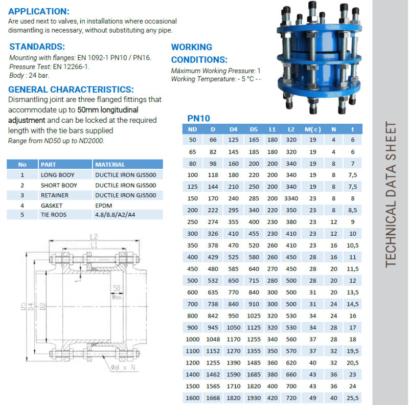 Factory Supply Dismantling Expansion Joints