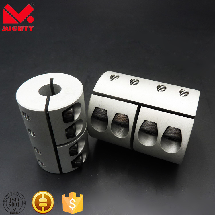 China Factory Custom Set Screw Two-Piece Split Motor Rigid Shaft Coupling