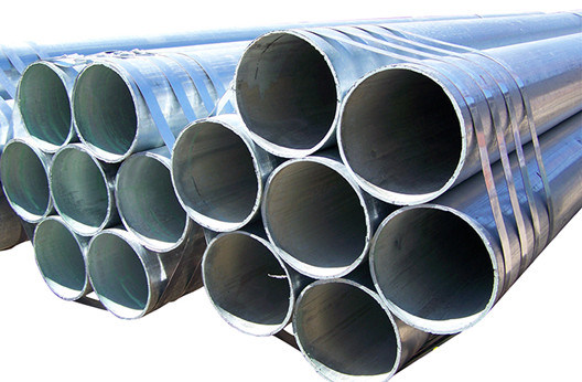 Hot Finished Welded Thin Wall Zinc Coated Round Steel Tube