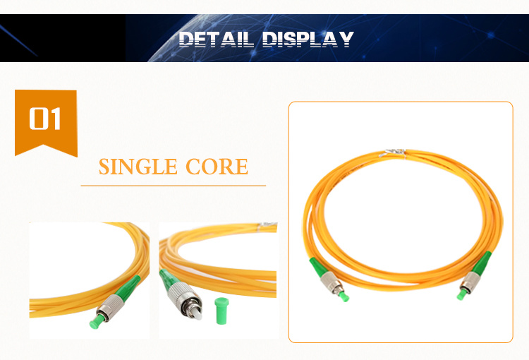 Factory Direct LC APC to LC APC Optic Patch Cord