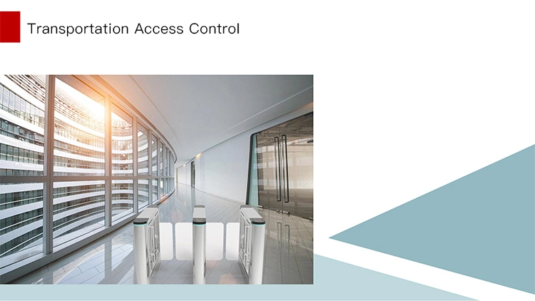 New Efficient Electric Secure Access Gate Gate Flap Barrier with Facial Recognition