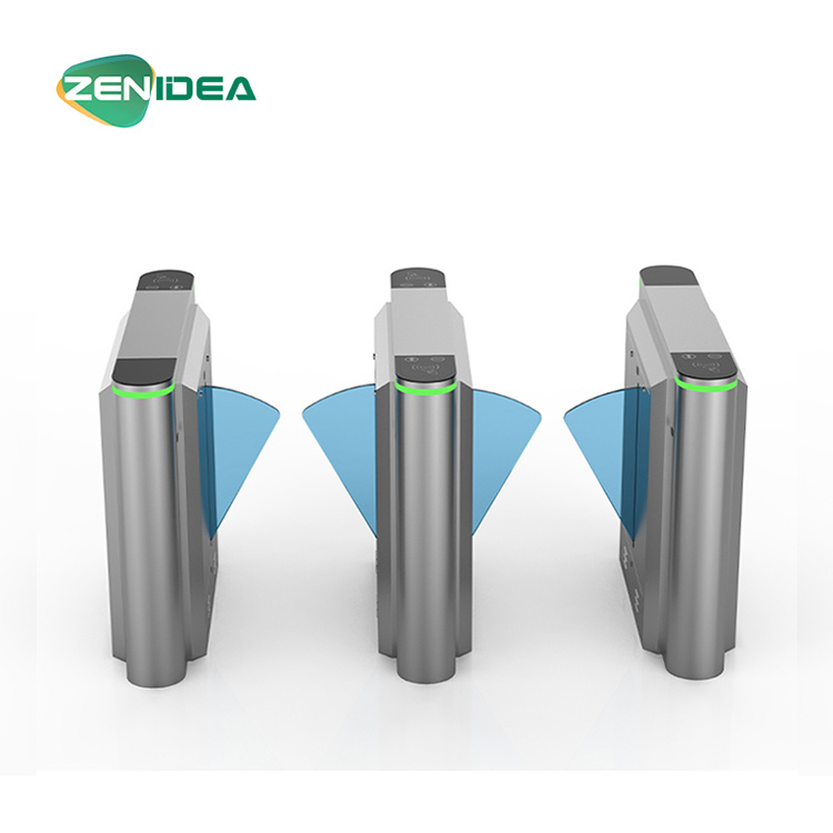 Optical Flap Barrier Gate Pedestrian Security Gate Turnstile