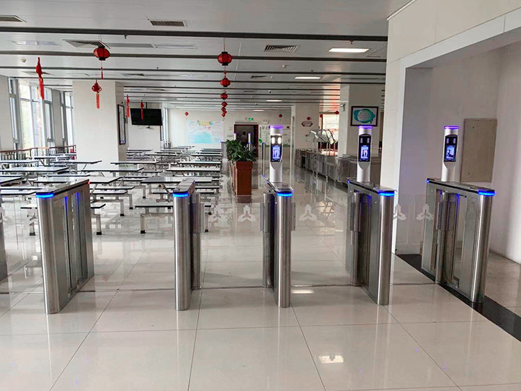 Electronic Turnstile Gate of Swing Barrier Entrance Gate with RFID Access Control