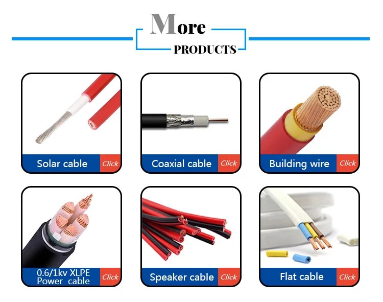 Copper Conductor PVC Insulated Flexible Electric Wire for House Depot