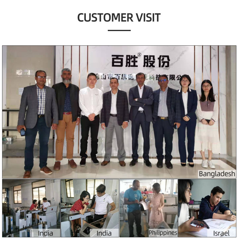 Automatic Sliding Door Security Control Human Passage Turnstile Gate