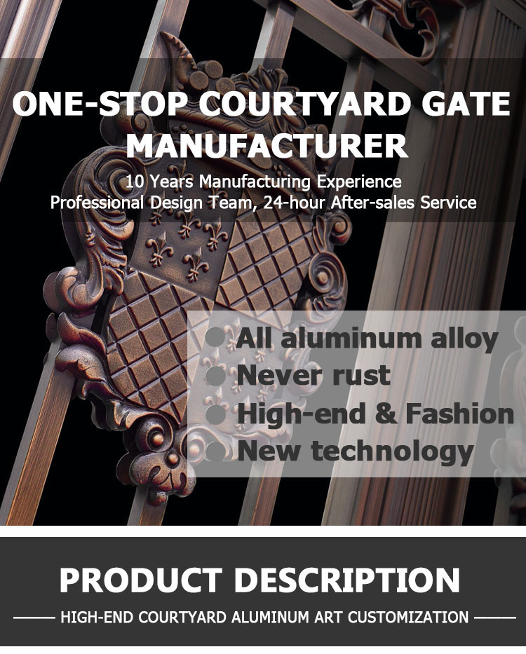 Residential Gate Design Iron Gate Aluminum Fence Gate