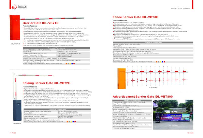 Boom Barrier/Car Barrier Barrier Gate/Parking Barrier