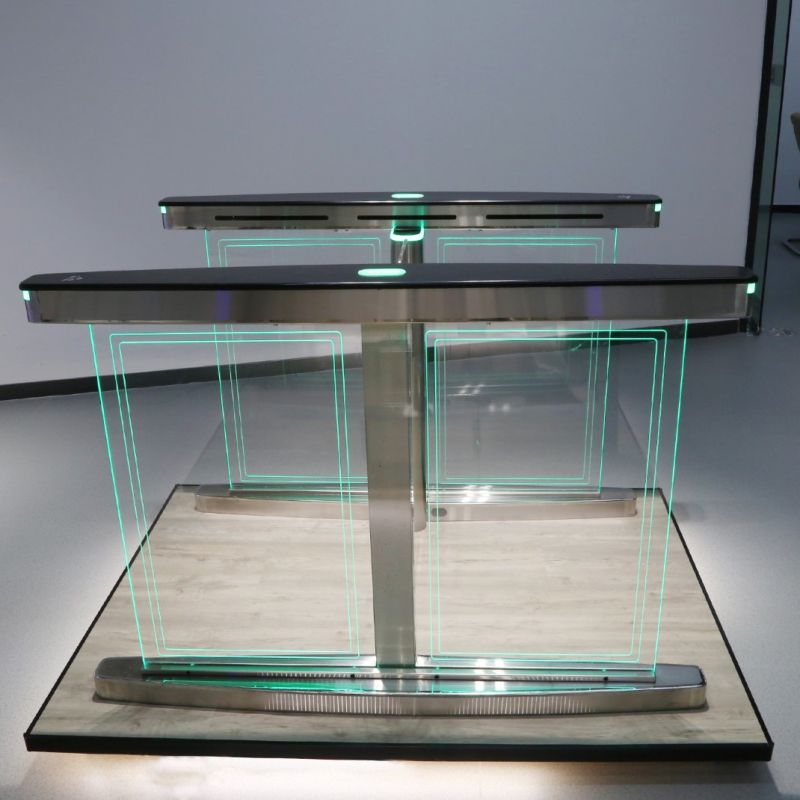Brushless DC Motorized Speed Turnstiles Gate with ID Reader