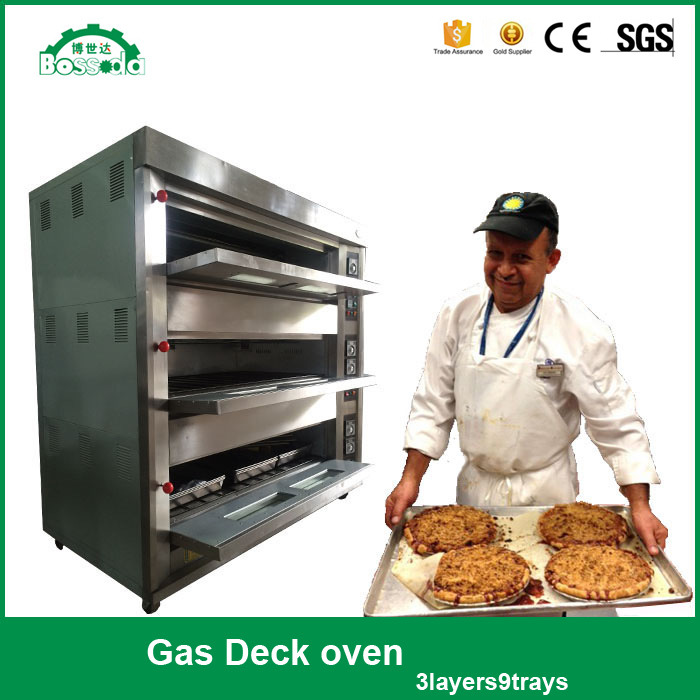 Stainless Steel Electric Bakery Oven Electrical Bread and Pizza Deck Oven Prices