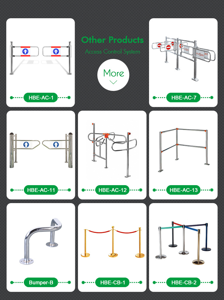 Access Control Safety Counter Display Entry Turnstile