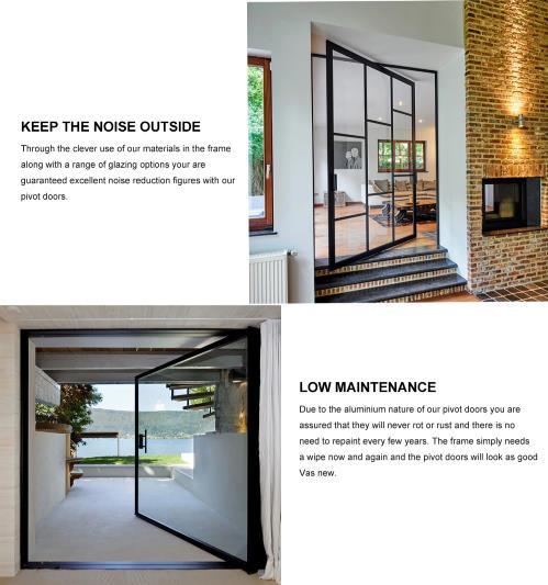 Simple Glass Stainless Steel Swing Door Pivot Hinge