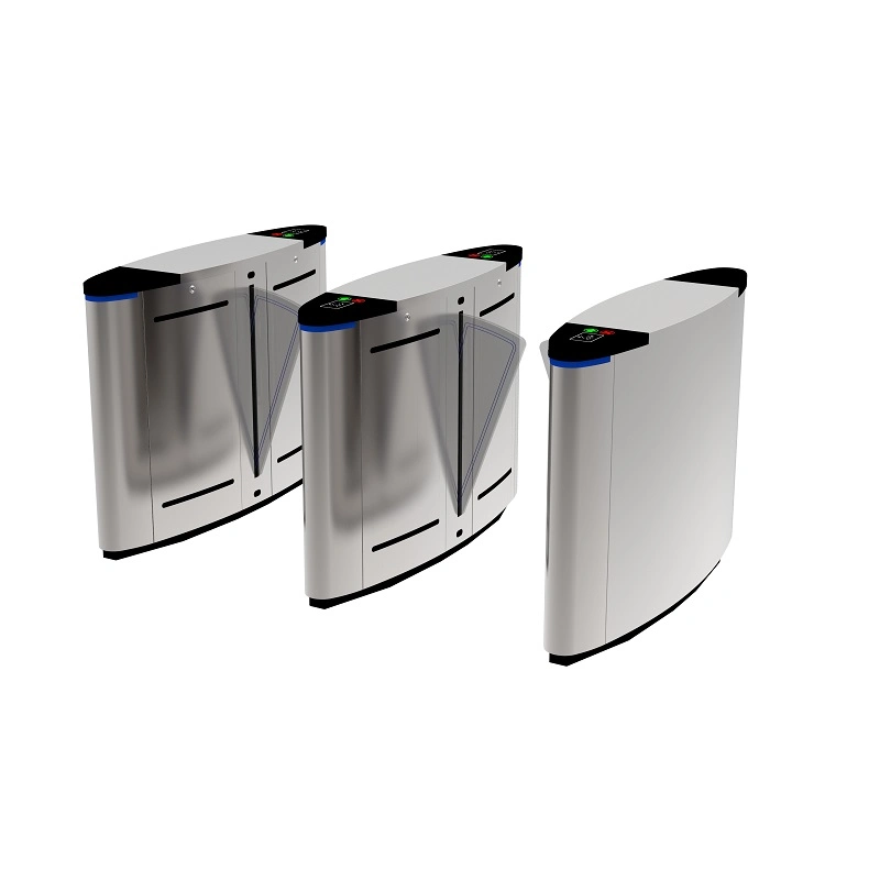 Optical Turnstile Access Control Barrier Turnstile Flap Barrier Gate with RFID Reader