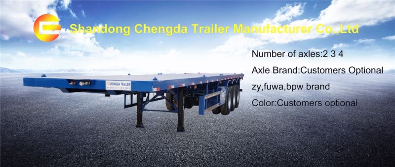 3 Axle 45feet 40FT Container Semi Trailer Price for Sale