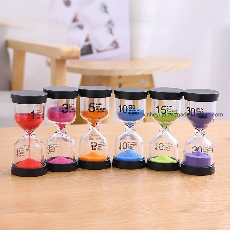 Laconic Plastic Sand Timer Hourglass for School Teaching, Performance Evaluation