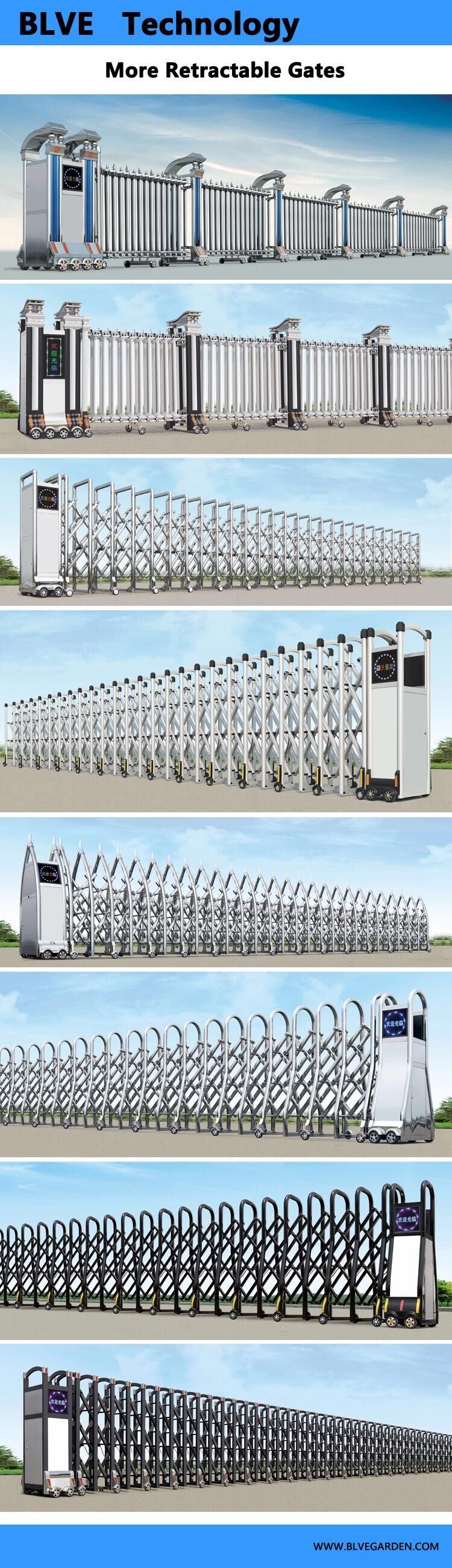 Flexible Automatic Stacking Gate Automatic Retractable Gate Sales Price Rgl-50