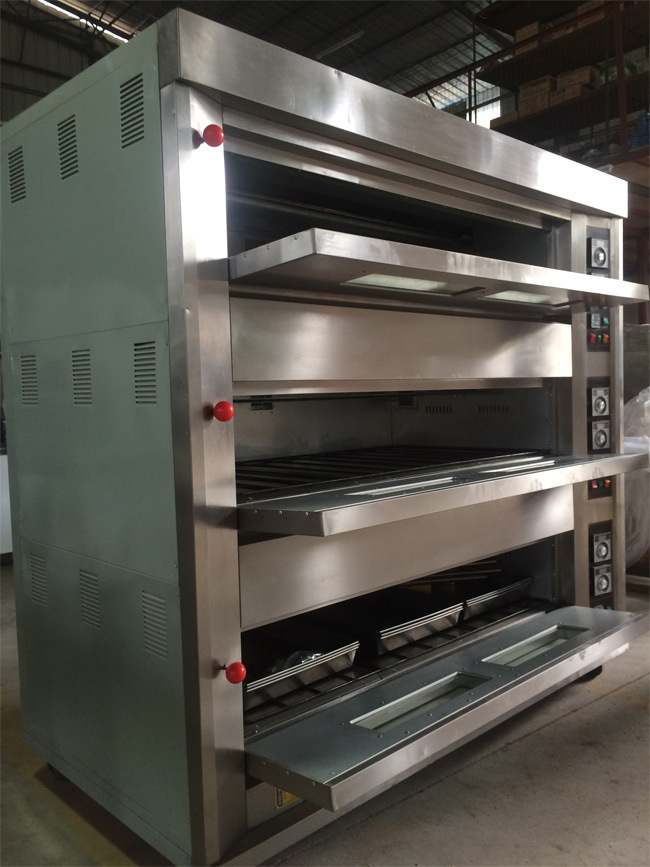 Stainless Steel Electric Bakery Oven Electrical Bread and Pizza Deck Oven Prices