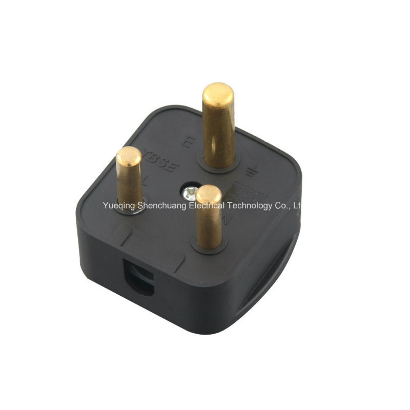 (100301) 16A 3 Pin South Africa Power Electrical Plug Top