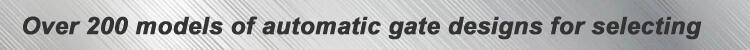 Construction Electric Automatic Folded Motorized Gate Price Rgl-11