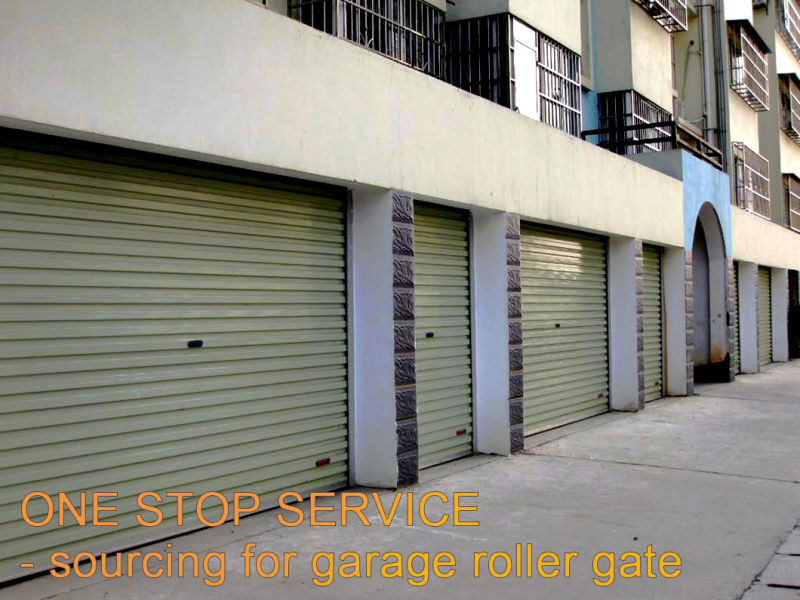 Metal High Speed Automatic Rolling Gate Garage Roller Doors