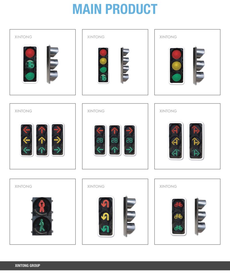 300mm LED Pedestrian Crossing Traffic Light with Countdown Timer