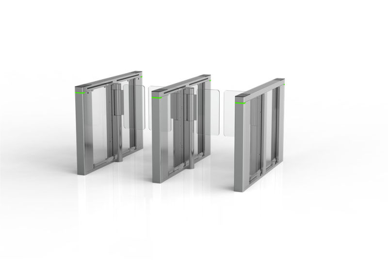 RFID Security Gate Fingerprint Turnstile Gate Fast Speed Opening Secure Gate