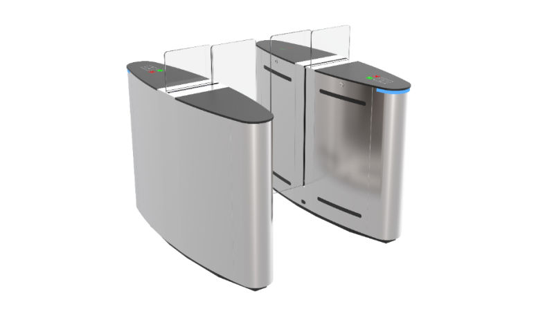 Access Control System Full Automatic Sliding Barrier Turnstile Gate