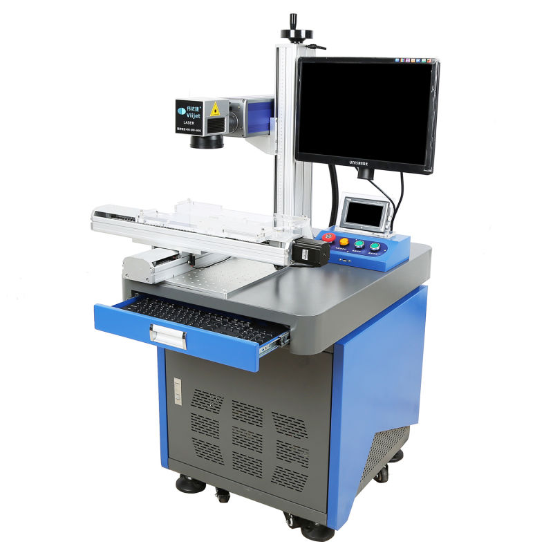 Factory Price 20W Fiber Laser Engraving Machine Laser Printer/Machine for Button Battery