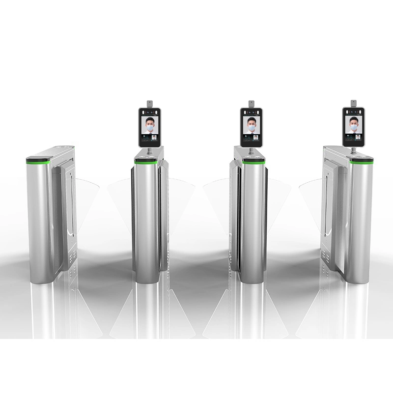 Automatic Flap Barrier Gate Controller Security Equipment Access Control System with Face Recognition Flap Barrier Gate