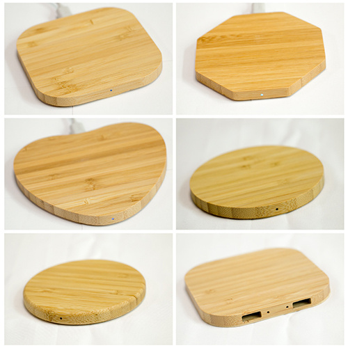 Bamboo Fast Wireless Charger, Promotional Wireless Charger
