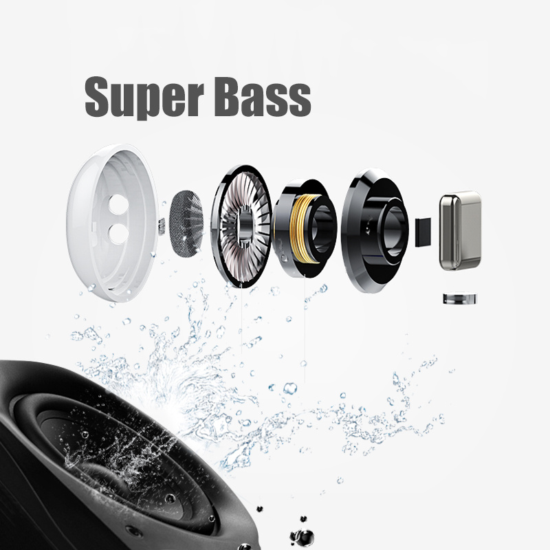 Tws Earbuds 5.0 True Wireless Headphones True Deep Bass Earphones