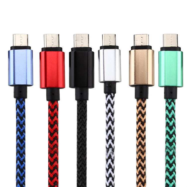 Red Braided Charger&Transfer Data Android Cable