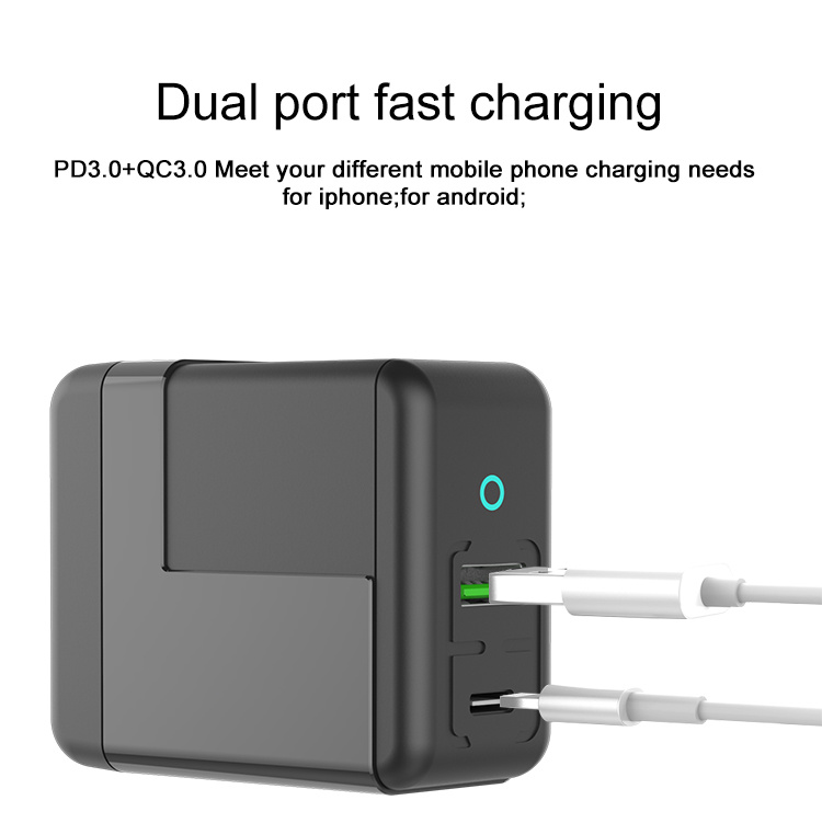 USB Home Charger and Travel Charger with QC Pd Fast Charger