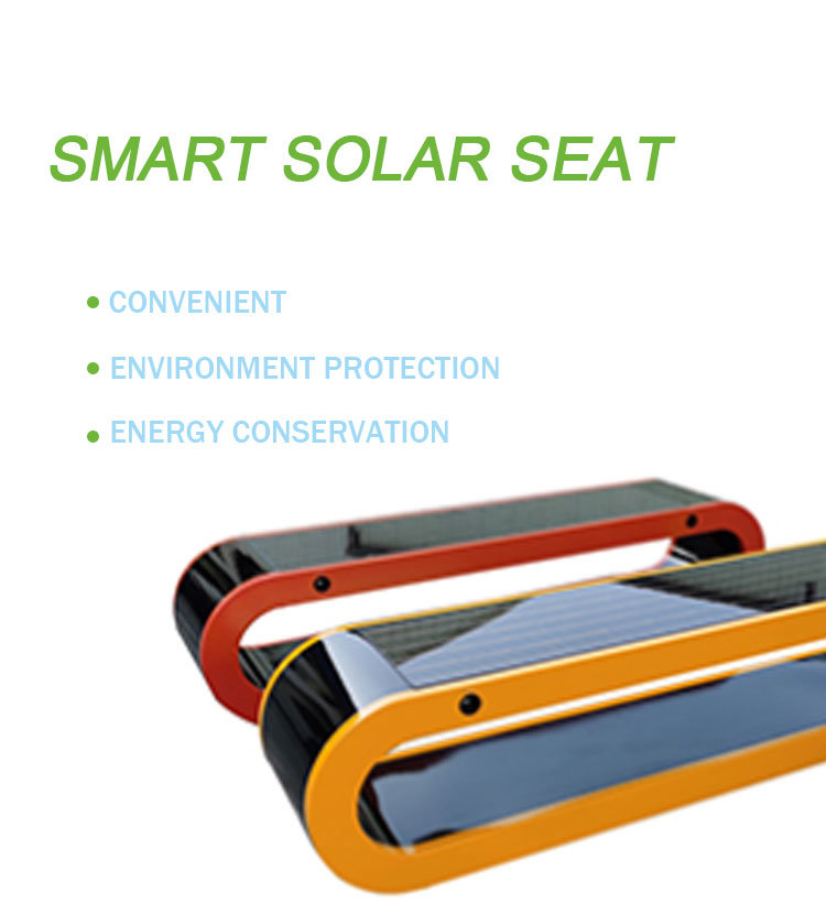 Best Solar Smart City Bench with WiFi Solar Power Mobile for Smart City