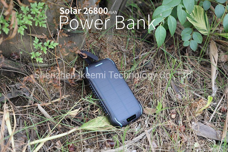 26800mAh  Solar Power Bank Wireless Solar Mobile Power Supply