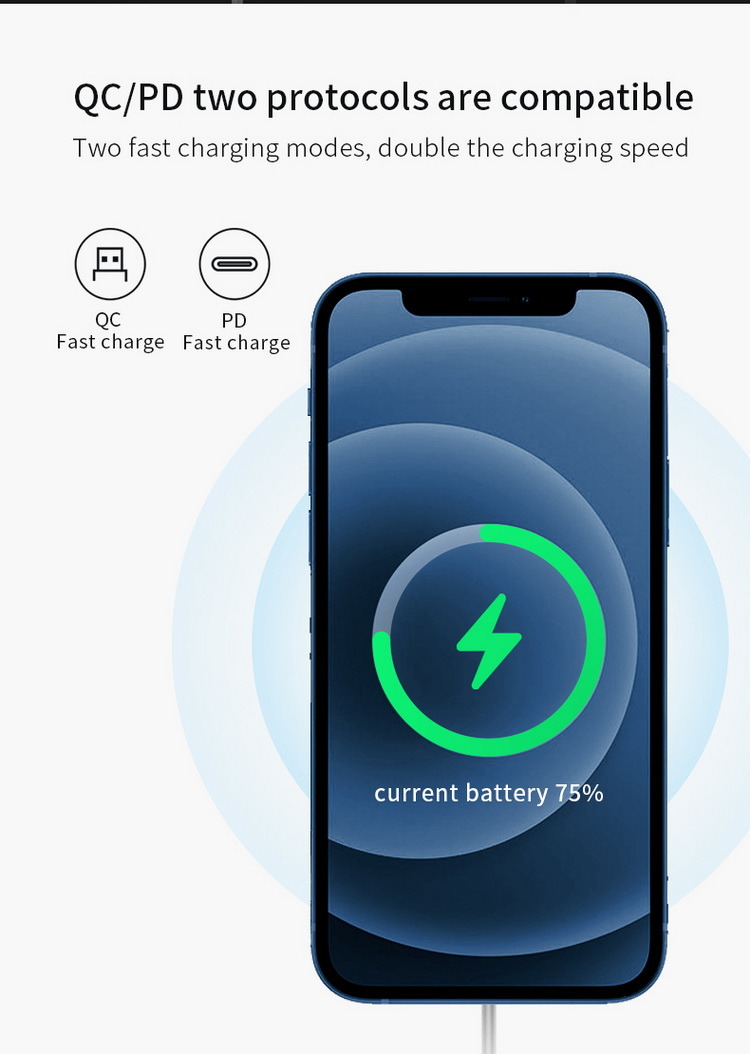 Wireless Charger Travel Simple Fast Wireless Car Charger 6 in 1 Wireless Charger