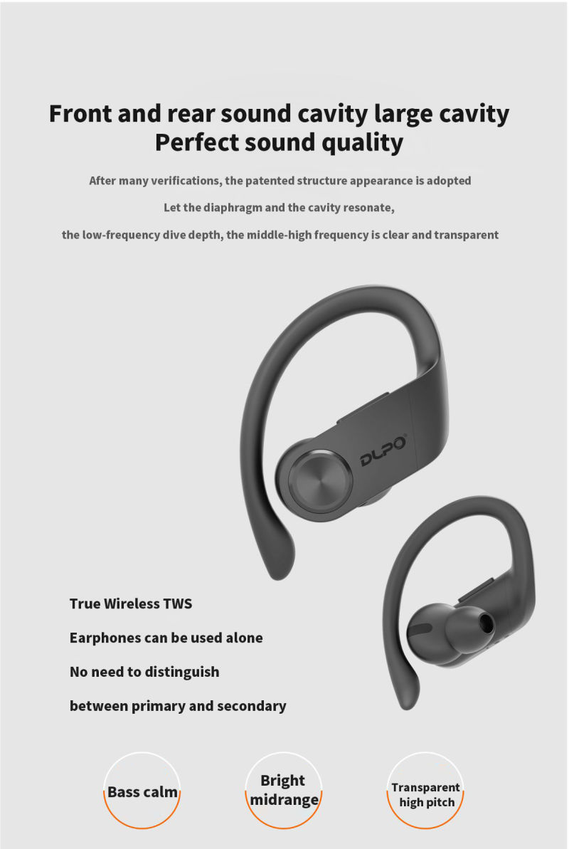 Sports Wireless Bluetooth Earphones Best Noise Cancelling Earbuds for Running