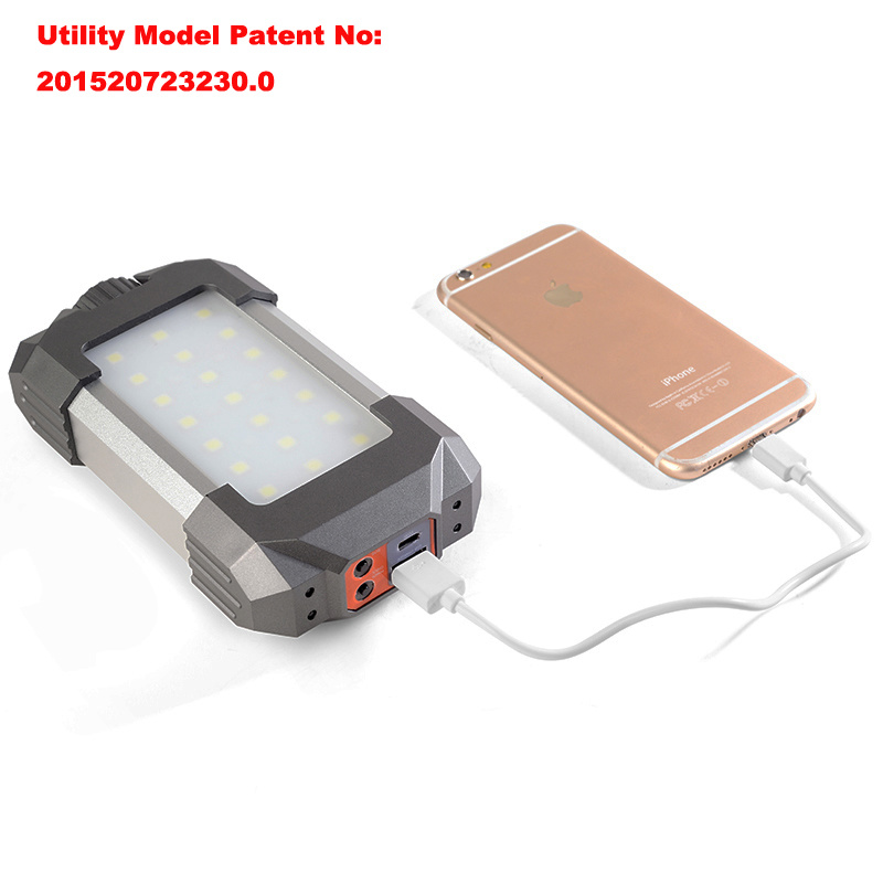 Aluminum Rechargeable Power Bank LED Camping Lantern