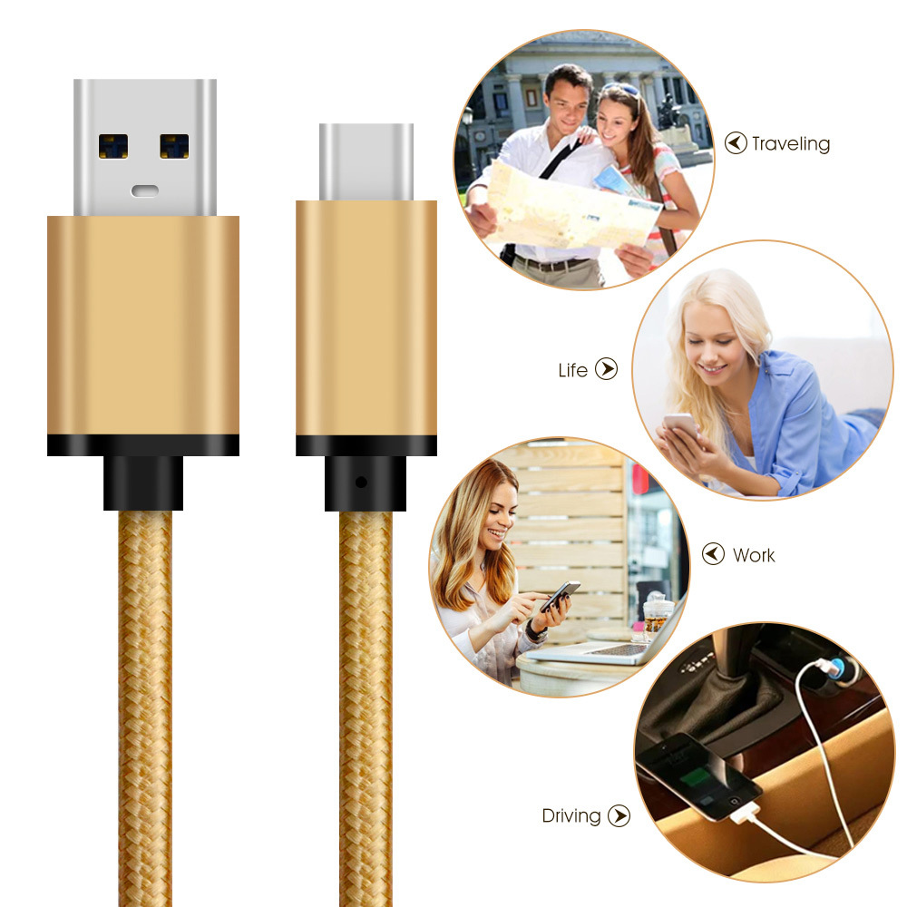 USB 3.1 to Type C Cable Mobile Data Cable USB Fast Charging Cable