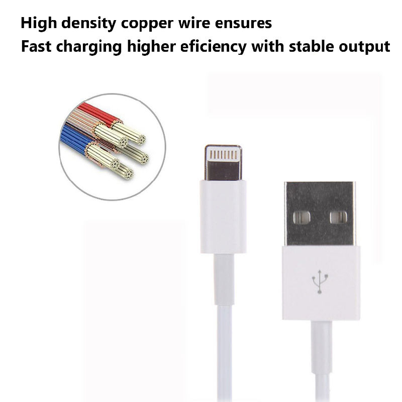 Factory Lightning 8pin USB Cable for iPhone11/iPhone 10/iPhone 8/iPhone 6s