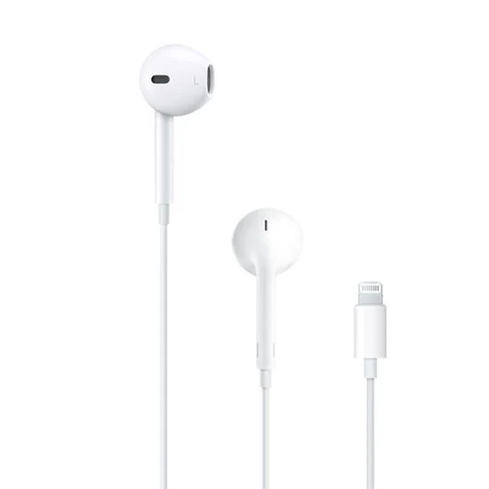 Real Original Wired Earphone 3.5 mm Plug Lightning Contactor Earphone with Remote and Microphone