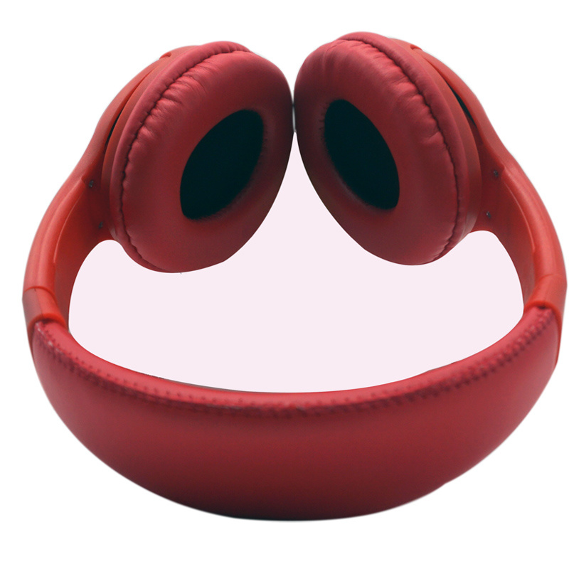 Affordable Over Ear Bluetooth Mobile Phone Earphone Red