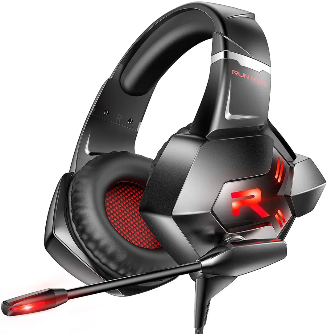 Gaming Headset xBox One Headset PS4 Headset with 7.1 Surround Sound Noise Cancelling Mic & LED Light