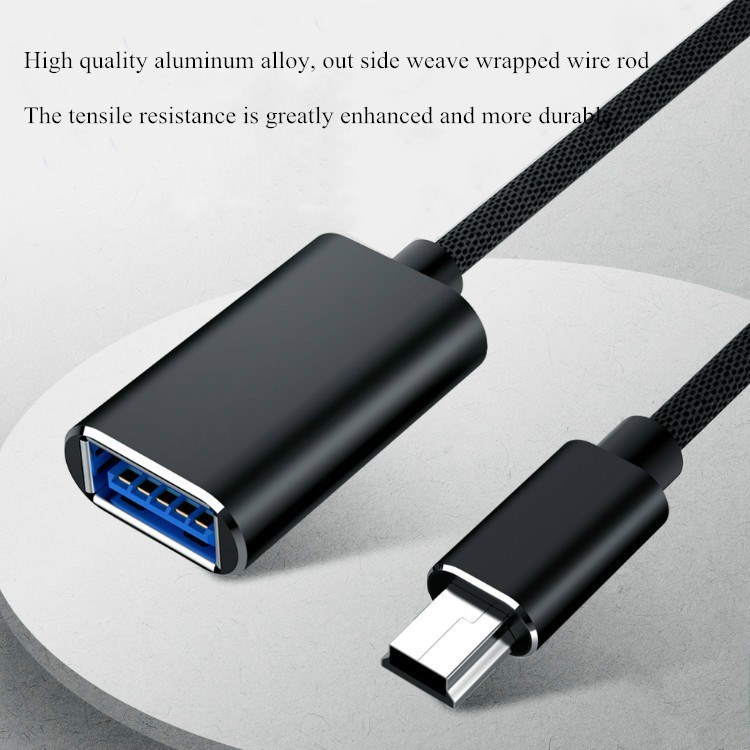 Multicolor Nylon Braided Charging Cable Good Feedback Mini OTG Cable