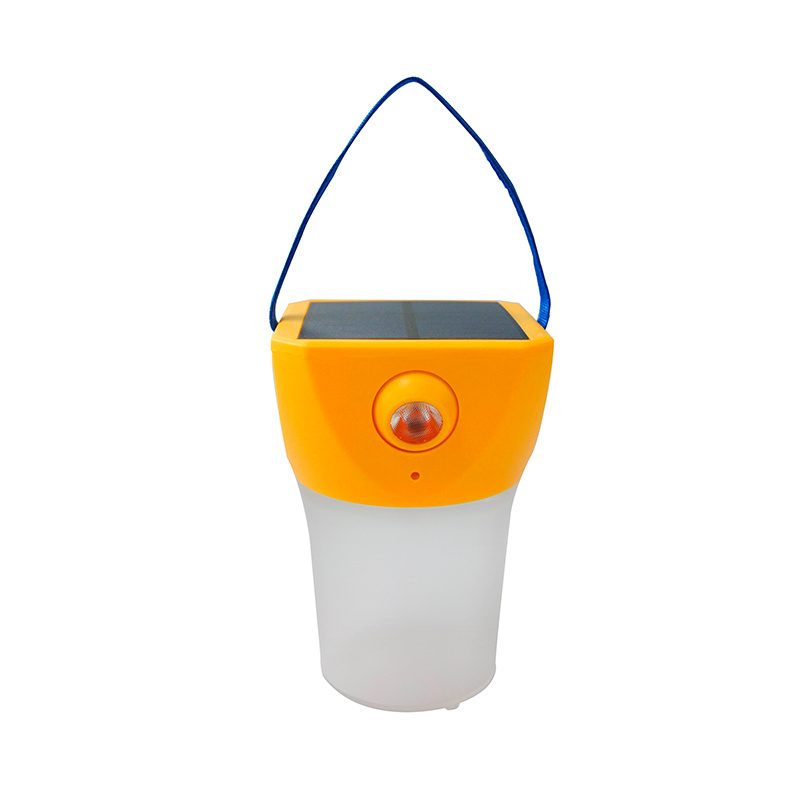 Portable Solar Lantern with Reading Light and Phone Charger