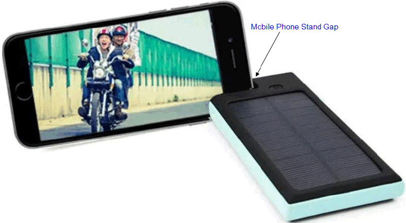 Solar Power Mobile Phone Stand Bank Charger with Company Patent