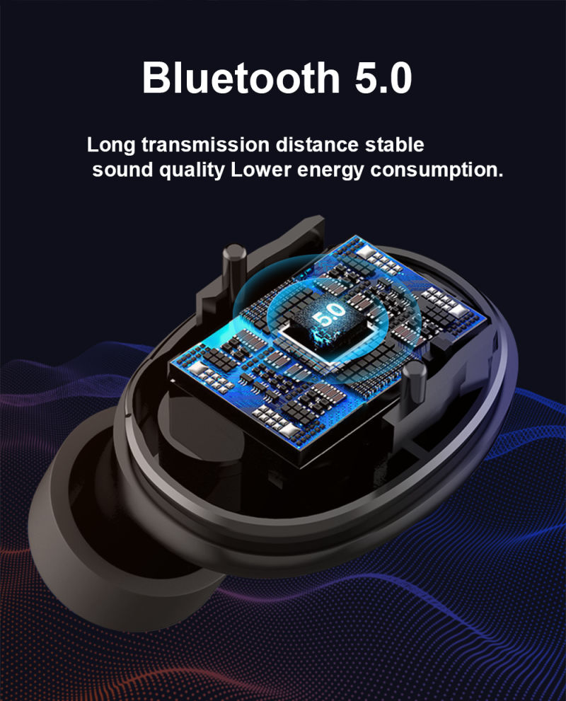 Bluetooth Headphone True Tws Wireless Earbuds Bluetooth Eaphone Noise Cancelling